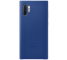Husa Piele Samsung Galaxy Note 10+ N975 / Note 10+ 5G N976, Leather Cover, Albastra EF-VN975LLEGWW