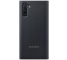 Husa Plastic Samsung Galaxy Note 10 N970 / Samsung Galaxy Note 10 5G N971, Clear View, Neagra EF-ZN970CBEGWW