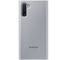 Husa Samsung Galaxy Note 10 N970 / Samsung Galaxy Note 10 5G N971, LED View Cover, Argintie EF-NN970PSEGWW