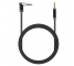 Cablu Audio 3.5 mm la 3.5 mm OEM Elbow, 1.5 m, Negru, Bulk 