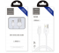 Cablu Date si Incarcare USB la Lightning Joyroom JR-S113, Ben Series, 2A, Quick Charging, 2 m, Alb, Blister 
