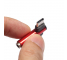 Adaptor Audio Splitter USB Type-C la 3.5 mm - USB Type-C la USB Type-C OEM, Rosu, Bulk 