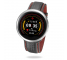 Ceas Bluetooth Smartwatch MyKronoz ZeRound2HR Premium, Black Carbon Band, argintiu - negru, Blister KRZEROUND2HR
