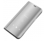 Husa Plastic OEM Clear View pentru Samsung Galaxy A70 A705, Argintie