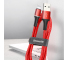Cablu Date si Incarcare USB la Lightning Baseus Halo, 1.5A, 2 m, Cu LED, Rosu CALGH-C09