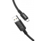 Cablu Date si Incarcare USB la MicroUSB HOCO U63 Spirit, cu LED-uri, 2.4A, 1.2 m, Negru, Blister 