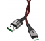Cablu Date si Incarcare USB la MicroUSB HOCO U68 Gusto Flash, 4A, 1.2 m, Negru, Blister 