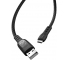 Cablu Date si Incarcare USB la USB Type-C HOCO S6 Sentinel, Afisaj Led, 3A, 1.2 m, Negru, Blister