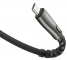 Cablu Date si Incarcare USB la MicroUSB HOCO U58 Core, 2.4A, 1.2 m, Negru, Blister 