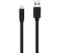 Cablu Date si Incarcare USB la Type-C HOCO X5 Bamboo, 3A, 1 m, Negru, Blister 