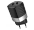 Incarcator Retea USB HOCO C55A Energy, 2 X USB, Negru, Blister 