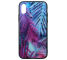 Husa Poliuretan Tellur Glass Print, cu spate din sticla pentru Apple iPhone XS Max, Palm, Multicolor, Blister TLL121375 