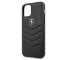 Husa Piele - TPU Ferrari pentru Apple iPhone 11, Heritage Quilted, Neagra FEHQUHCN61BK