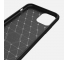 Husa TPU OEM Carbon pentru Apple iPhone 11, Neagra