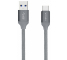 Cablu Date si Incarcare USB la USB Type-C Nevox 1457, USB 3.1, 1 m, Gri TC-1457