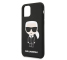 Husa TPU Karl Lagerfeld Iconic pentru Apple iPhone 11, Neagra KLHCN61SLFKBK