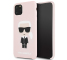 Husa TPU Karl Lagerfeld Iconic pentru Apple iPhone 11 Pro Max, Roz KLHCN65SLFKPI 