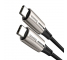 Cablu Date si Incarcare USB Type-C la USB Type-C Baseus Water Drop, PD2.0 60W, 3A, 2 m, Negru CATSD-K01