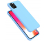 Husa TPU OEM Shockproof Frosted pentru Apple iPhone 11 Pro Max, Bleu, Bulk 