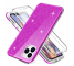 Husa pentru Apple iPhone 11 Pro, OEM, Shockproof Glitter Full Cover, Mov
