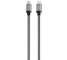 Cablu Date si Incarcare USB-C - Lightning Goui Metallic, 18W, 1m, Gri G-METALLICC94S