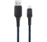 Cablu Date si Incarcare USB-A - Lightning Goui Tough, 18W, 1.5m, Bleumarin G-LC15-8PINBK