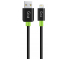Cablu Date si Incarcare USB-A - Lightning Goui Classic, 18W, 1m, Negru G-LC8PIN-02BK-CL
