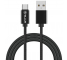 Cablu Date si Incarcare USB la USB Type-C Tellur Braid, 2 m, Negru, Blister TLL155332 