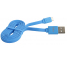 Cablu Date si Incarcare USB-A - microUSB Tellur Basic Flat, 18W, 1m, Alb TLL155001