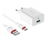 Incarcator Retea cu cablu USB Type-C Borofone BA21A Long Journey, QC 3.0, Smart ID, 18W, 1 x USB, Alb