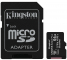 Card Memorie microSDXC Kingston Canvas Select Plus Android A1, 64Gb, Clasa 10 / UHS-1 U1, cu Adaptor SDCS2/64GB