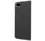 Husa Piele OEM Smart Venus Carbon pentru Apple iPhone 11, Neagra