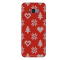 Husa TPU OEM Hearts Christmas pentru Samsung Galaxy S8 G950, Rosie, Bulk 