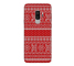 Husa TPU OEM Snowflake Christmas pentru Samsung Galaxy A40 A405, Rosie, Bulk 