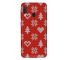 Husa TPU OEM Hearts Christmas pentru Samsung Galaxy A40 A405, Rosie, Bulk 