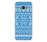 Husa TPU OEM Snowflakes Christmas pentru Samsung Galaxy S8 G950, Albastra, Bulk 