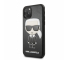 Husa Piele Karl Lagerfeld Embossed pentru Apple iPhone 11 Pro, Neagra KLHCN58IKPUBK