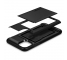 Husa Plastic - TPU Spigen Slim Armor CS pentru Apple iPhone 11, Neagra 076CS27435