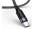 Cablu Date si Incarcare USB Type-C la USB Type-C Usams U31, PD Fast Charge, 100W, 5A, 1.2 m, Negru US-SJ400