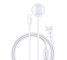 Dock incarcare USAMS pentru Apple Watch 1 / 2 / 3 / 4 / 5 / 6 / SE cu cablu Lightning, 2in1, Alb, Blister CC076WH01 