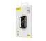 Folie Protectie Ecran Baseus pentru Apple Watch Series 4 / 5 / 6 / SE 44mm, Plastic, Full Face, 0.2mm, Neagra, Blister SGAPWA4-H01 