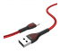 Cablu Date si Incarcare USB la USB Type-C Golf GC-74t, 3A, 1 m, Rosu