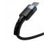 Cablu Date si Incarcare USB la MicroUSB Tellur LED, 3A, 1.2 m, Negru TLL155353