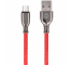 Cablu Date si Incarcare USB la MicroUSB Forever Core Tornado, 3A, 1 m, Rosu