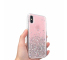 Husa TPU WZK Star Glitter Shining pentru Apple iPhone 7 Plus / Apple iPhone 8 Plus, Roz, Blister 