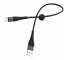 Cablu Date si Incarcare USB la MicroUSB Borofone BX32 Munificent, 0.25 m, Negru, Blister 