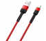 Cablu Date si Incarcare USB la MicroUSB Borofone BX34 Advantage, 1 m, Rosu, Blister 