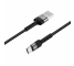 Cablu Date si Incarcare USB la USB Type-C Borofone BX34 Advantage, 1 m, Negru, Blister 