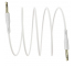 Cablu Audio 3.5mm - 3.5mm Borofone BL1 Audiolink, 1m, Alb