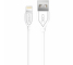 Cablu Date si Incarcare USB la Lightning XO Design NB8 2,1A, 1 m, Alb